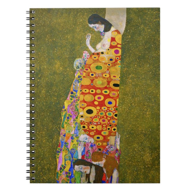 Gustav Klimt - Hope II Anteckningsbok (Framsidan)