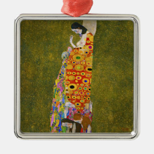 Gustav Klimt - Hope II Julgransprydnad Metall
