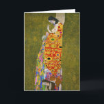 Gustav Klimt - Hope II Kort<br><div class="desc">Hope II - Gustav Klimt,  Oil on Canvas,  1907</div>