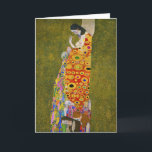 Gustav Klimt - Hope II Kort<br><div class="desc">Hope II - Gustav Klimt,  Oil on Canvas,  1907</div>