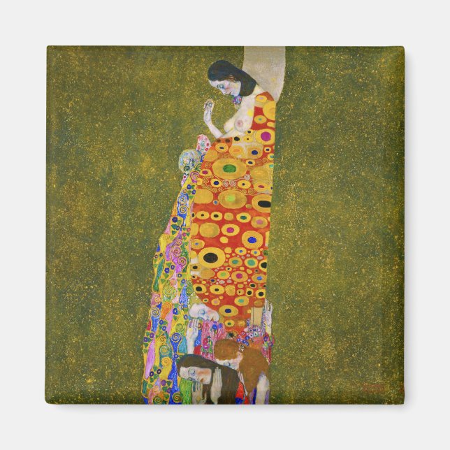 Gustav Klimt - Hope II Magnet (Framsidan)