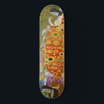 Gustav Klimt - Hope II Mini Skateboard Bräda 18,5 Cm<br><div class="desc">Hope II - Gustav Klimt,  Oil on Canvas,  1907</div>