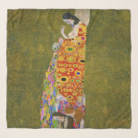 Gustav Klimt - Hope II Sjal<br><div class="desc">Hope II - Gustav Klimt,  Oil on Canvas,  1907</div>