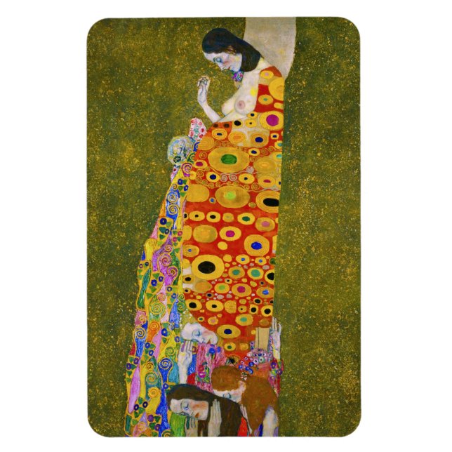 Gustav Klimt - Hopp II Magnet (Vertikal)
