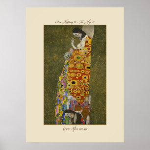 Gustav Klimt Hoppet II 1907-1908 Poster Skriv ut