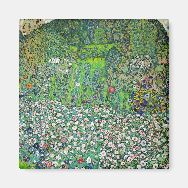 Gustav Klimt - Horticultural Landscape och Hilltop Magnet (Framsidan)