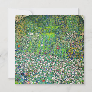 Gustav Klimt - Horticultural Landscape och Hilltop Tack Kort