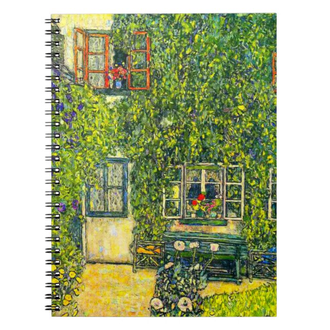 Gustav Klimt House of Guardaboschi Anteckningsbok (Framsidan)