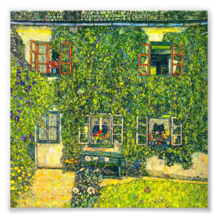 Gustav Klimt House of Guardaboschi Fototryck