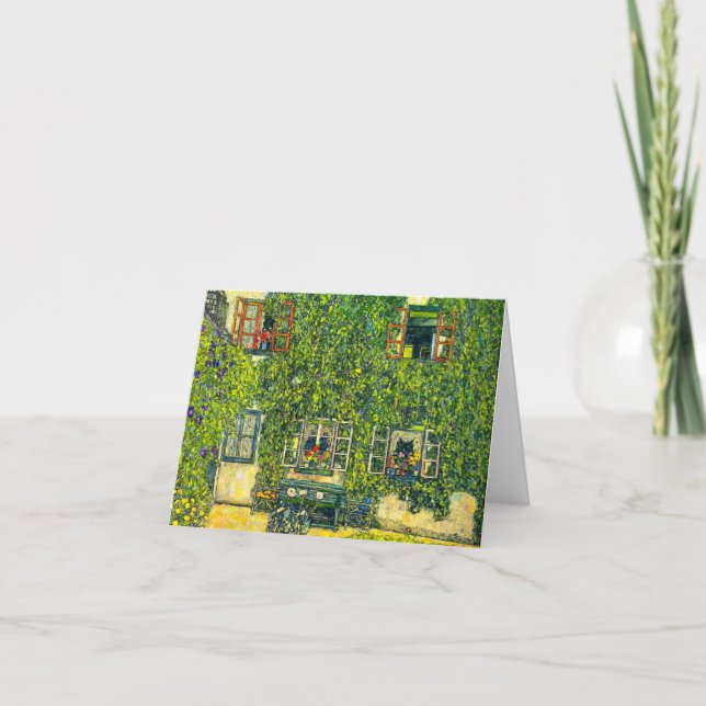 Gustav Klimt House of Guardaboschi Inbjudan (Framsida)