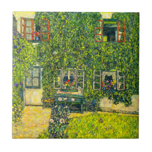 Gustav Klimt House of Guardaboschi Kakelplatta