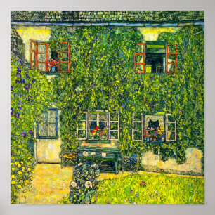 Gustav Klimt House of Guardaboschi Poster