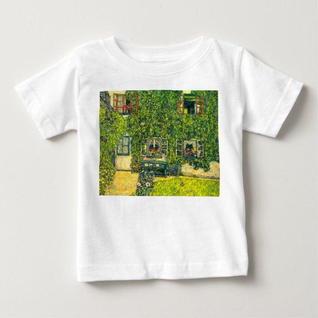 Gustav Klimt House of Guardaboschi T Shirt (Framsida)