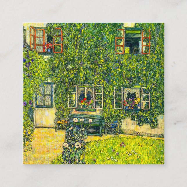 Gustav Klimt House of Guardaboschi Tilläggskort (Framsida)