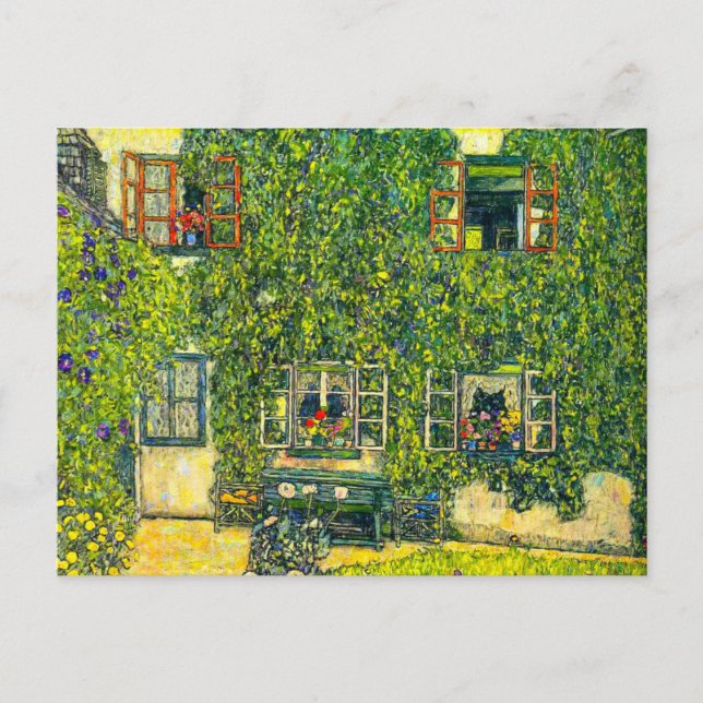 Gustav Klimt House of Guardaboschi Vykort (Framsida)