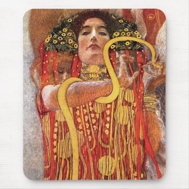 Gustav Klimt - Hygieia Medicine Goddess Health Musmatta (Framsidan)
