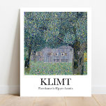 Gustav Klimt i Upper Austria Poster<br><div class="desc">Gustav Klimts lantgård i Oberösterreich (1911-1912) berömd</div>