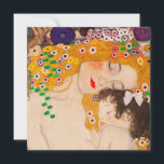 Gustav Klimt - Inbjudan till Mor och till barn<br><div class="desc">Gustav Klimt - Mor och Child - Mor och Child är en detaljerad del av 1905 års treårsålder av kvinnomålning. Den här målningen kallas också "Le Tre Eta Della Donna". Den här bilden är bara inriktad på en del av teckningen, mor och barnet. Meddela din kommande babydusch i stil med...</div>