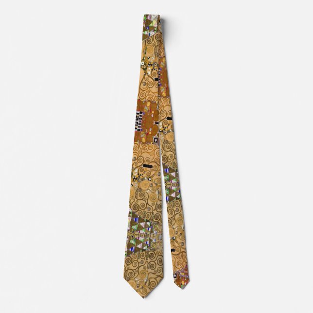 Gustav Klimt Inspired Art - Träd I Neck Tie Slips (Framsida)