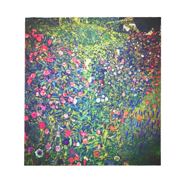 Gustav Klimt Italienska Garden Anteckningsblock (Framsida)