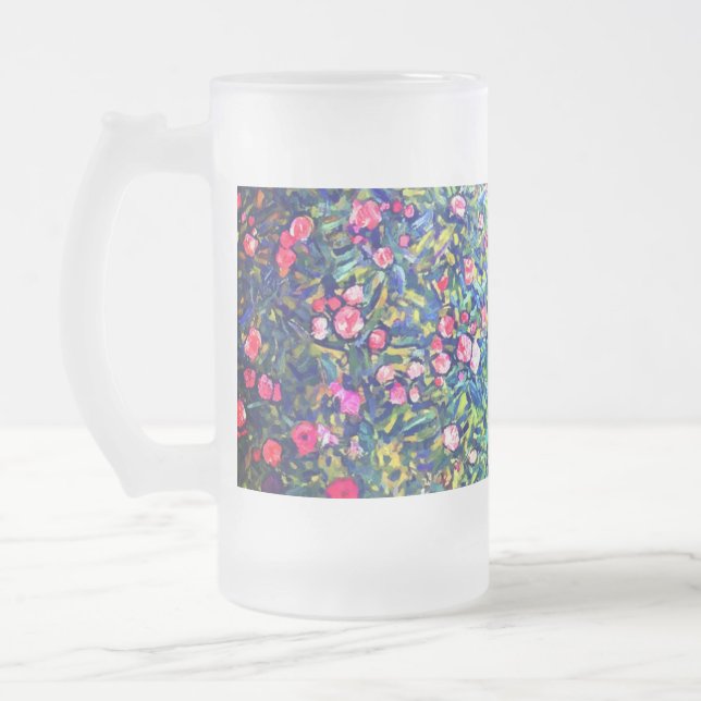 Gustav Klimt Italienska Garden Frostat Ölglas (Vänster)