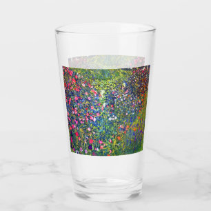 Gustav Klimt Italienska Garden Glaskopp