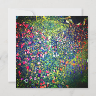 Gustav Klimt Italienska Garden Inbjudningar