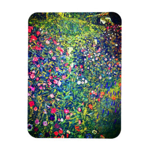 Gustav Klimt Italienska Garden Magnet
