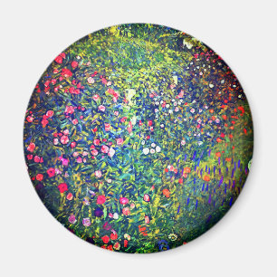Gustav Klimt Italienska Garden Magnet