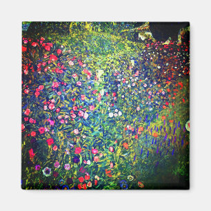 Gustav Klimt Italienska Garden Magnet