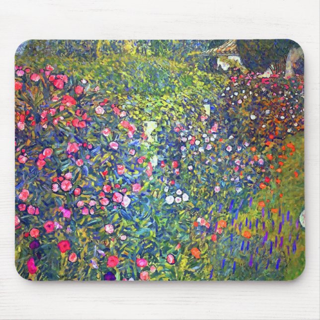 Gustav Klimt Italienska Garden Musmatta (Framsidan)