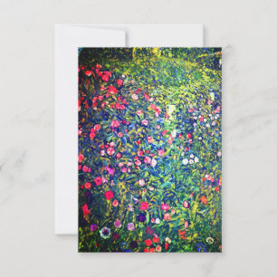 Gustav Klimt Italienska Garden OSA Kort