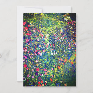Gustav Klimt Italienskt Garden Card