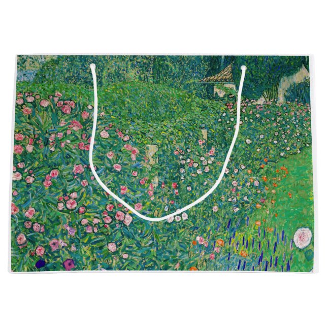 Gustav Klimt - Italienskt trädgårdslandskap (Framsidan)