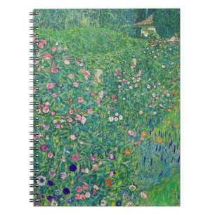 Gustav Klimt - Italienskt trädgårdslandskap Anteckningsbok