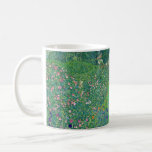Gustav Klimt - Italienskt trädgårdslandskap Kaffemugg<br><div class="desc">Italienska trädgårdslandskapet/det italienska trädgårdslandskapet - Gustav Klimt,  Oil on Canvas,  1913</div>