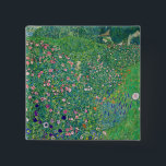 Gustav Klimt - Italienskt trädgårdslandskap Knapp<br><div class="desc">Italienska trädgårdslandskapet/det italienska trädgårdslandskapet - Gustav Klimt,  Oil on Canvas,  1913</div>