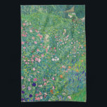 Gustav Klimt - Italienskt trädgårdslandskap Kökshandduk<br><div class="desc">Italienska trädgårdslandskapet/det italienska trädgårdslandskapet - Gustav Klimt,  Oil on Canvas,  1913</div>