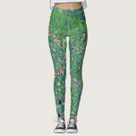 Gustav Klimt - Italienskt trädgårdslandskap Leggings<br><div class="desc">Italienska trädgårdslandskapet/det italienska trädgårdslandskapet - Gustav Klimt,  Oil on Canvas,  1913</div>
