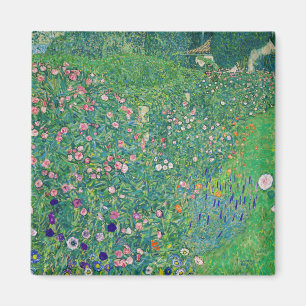 Gustav Klimt - Italienskt trädgårdslandskap Magnet