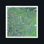 Gustav Klimt - Italienskt trädgårdslandskap Pappersservett<br><div class="desc">Italienska trädgårdslandskapet/det italienska trädgårdslandskapet - Gustav Klimt,  Oil on Canvas,  1913</div>