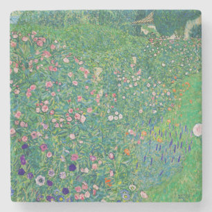 Gustav Klimt - Italienskt trädgårdslandskap Stenunderlägg