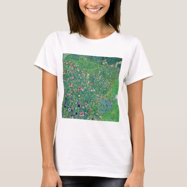 Gustav Klimt - Italienskt trädgårdslandskap T Shirt (Framsida)