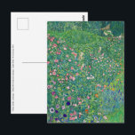 Gustav Klimt - Italienskt trädgårdslandskap Vykort<br><div class="desc">Italienska trädgårdslandskapet/det italienska trädgårdslandskapet - Gustav Klimt,  Oil on Canvas,  1913</div>
