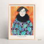 Gustav Klimt Johanna Staude Painting Art Skriv ut Poster<br><div class="desc">"Johanna Staude" av den berömde konstnären Gustav Klimt. Den här fängslande konsten fångar på ett vackert sätt själva kärnan i subjekt och visar Klimts behärskning i porträtter. Öka din dekoration med den här eleganten av en berömd artist.</div>
