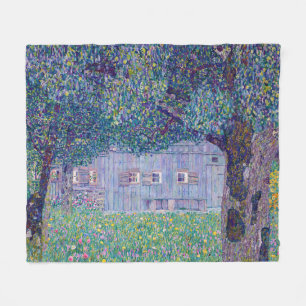 Gustav Klimt - Jordbrukshus i Oberösterreich Fleecefilt