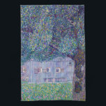 Gustav Klimt - Jordbrukshus i Oberösterreich Kökshandduk<br><div class="desc">Farmhouse in Upper Austria - Gustav Klimt,  Oil on Canvas,  1911</div>