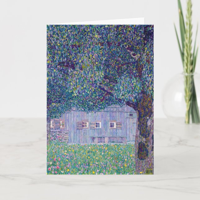 Gustav Klimt - Jordbrukshus i Oberösterreich Kort (Framsida)