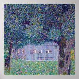 Gustav Klimt - Jordbrukshus i Oberösterreich Poster