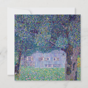 Gustav Klimt - Jordbrukshus i Oberösterreich Tack Kort